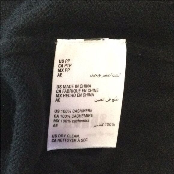 NWT CHARTER CLUB | Turtleneck 100% Cashmere Sweater in black size Large PP PS - Picture 8 of 10